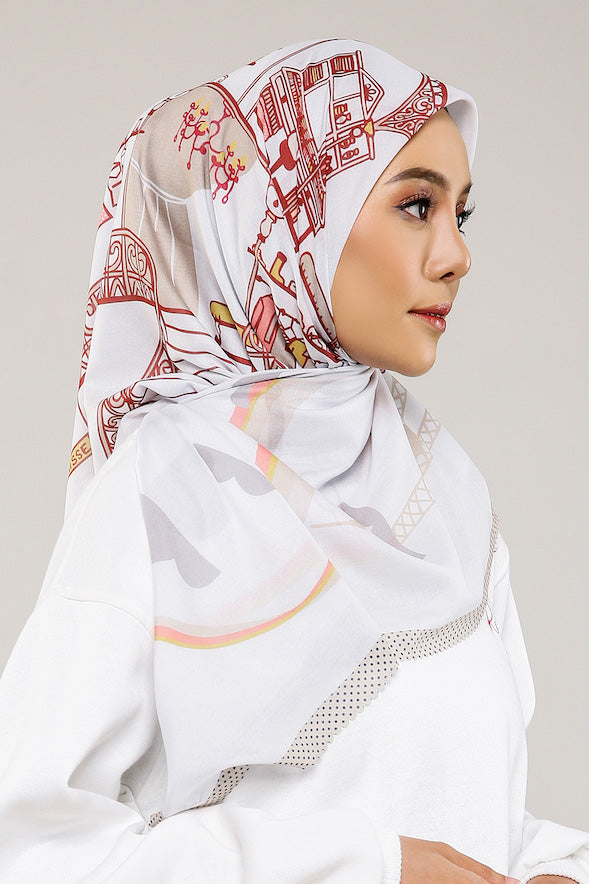 Le Hijab - Lafayette - White